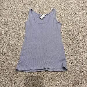 Sablyn Coco Scoop Neck Tank Sz S Lavender Ribbed Causal Summer